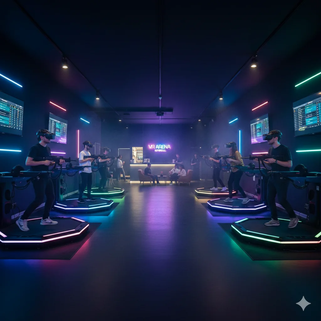 "The Idea of ​​a Multiplayer Virtual Reality Cafe" picture 1 of 1