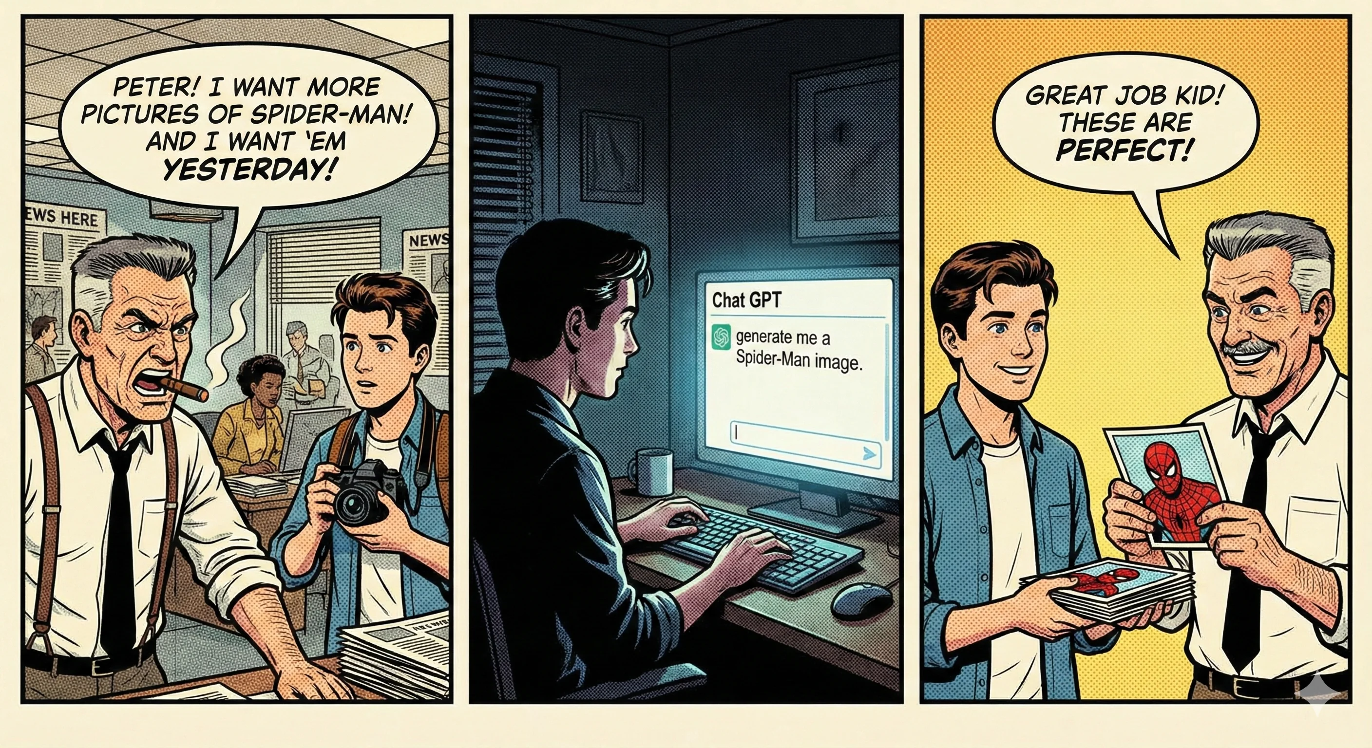 Peter outwits his boss picture 1 of 1