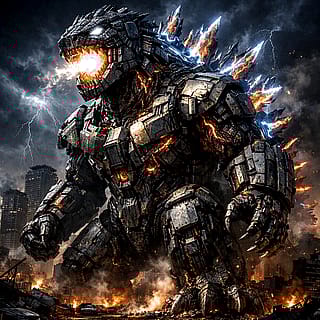 Final form -Godzilla x Megazord Hybrid'