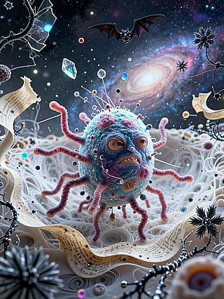 Starlit Virus, Bat, Spider, Visionary'