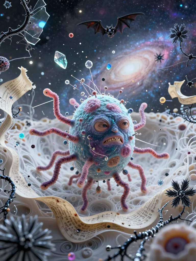 Starlit Virus, Bat, Spider, Visionary picture 1 of 1