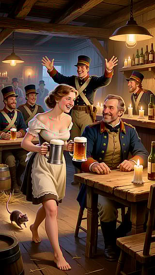 A victory in the war calls for celebration (klingai)'