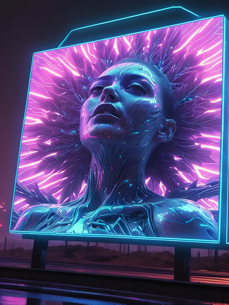 Neon Brain In Midnight City picture 1 of 1