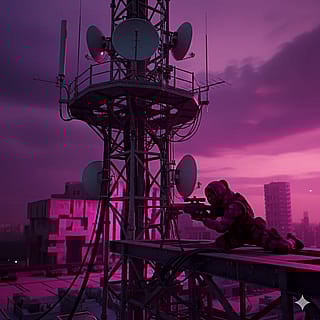 challenge: try to make pink or purple look stark, forbidding or militaristic'