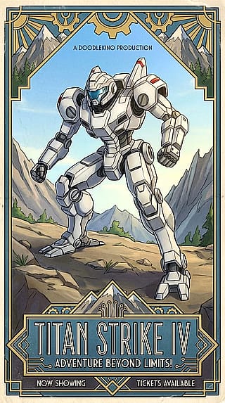 Turning my kids drawings into movie posters'