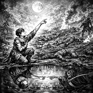 Wounded Young Soldier'