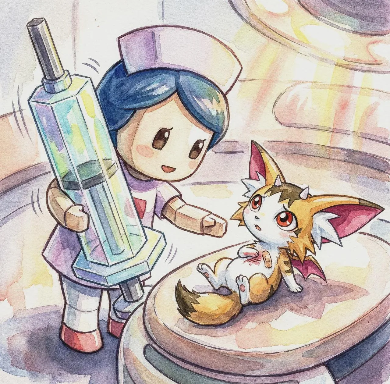 Antidote Nurse and Baby Tragon picture 1 of 1