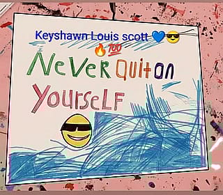 Never Quit on Yourself'