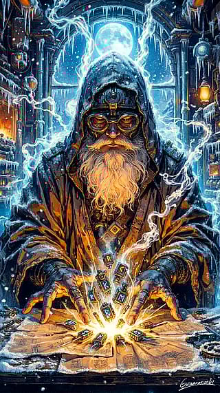 Rune Magic Awakening Above Ancient Manuscripts / Phone Wallpaper Archives'