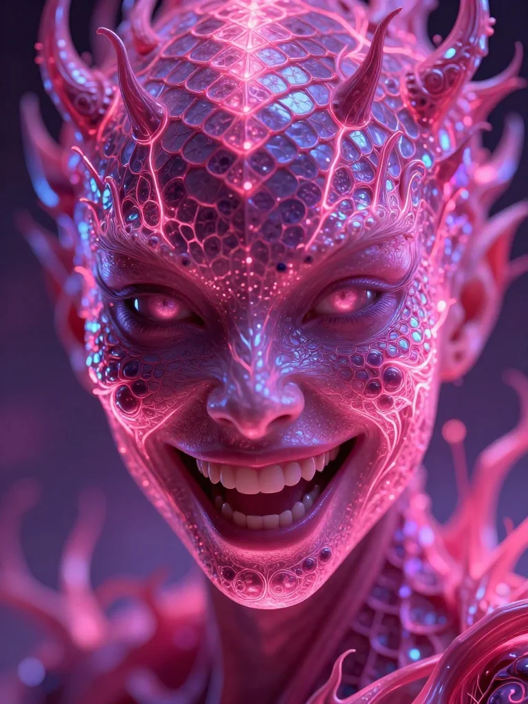 Purple Ember Smiles In Crimson Veins picture 1 of 1