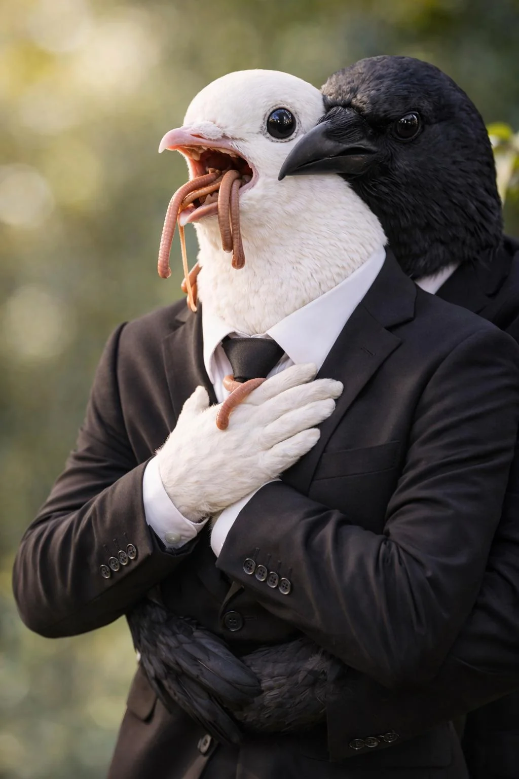 Dove president choking, saved by crow secret service picture 1 of 1