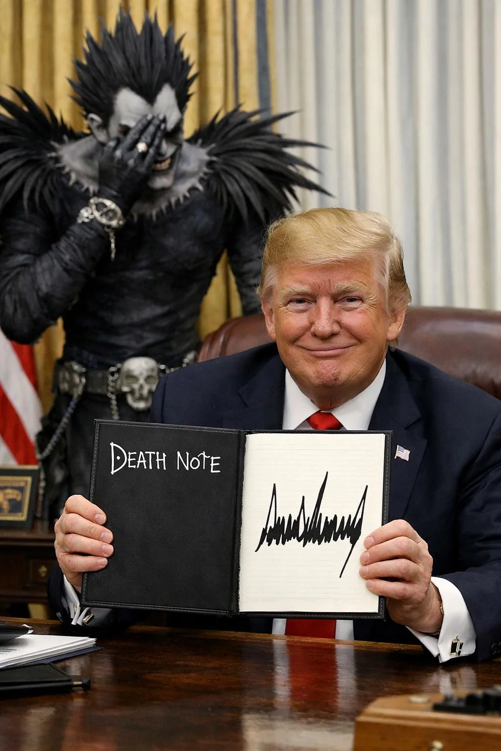 He just signs anything someone hands him picture 1 of 1