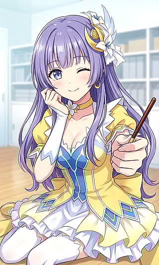 How I love AI because I can make art with any characters.'