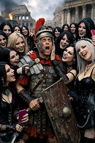 The Goths invading Rome (remake)'