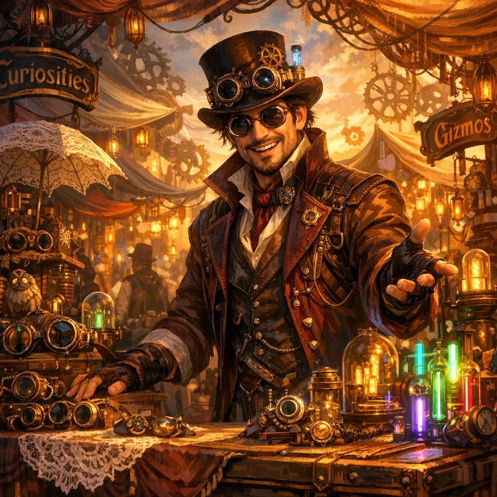 Steampunk Salesman picture 1 of 1