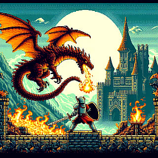 8-bit dragon hunter'