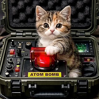 upss, Kitten! Go away!'