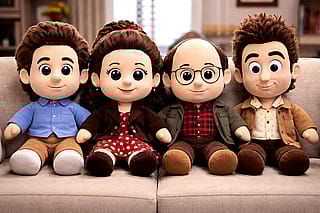 "Seinfeld" TV show cast as plush toys'