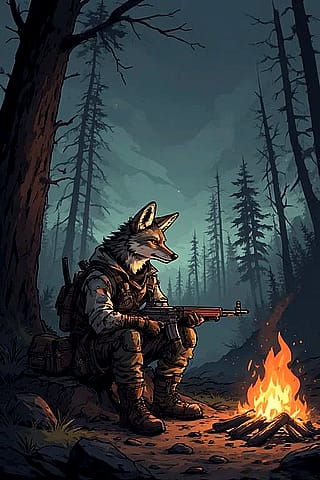 The lone scavengers respite'