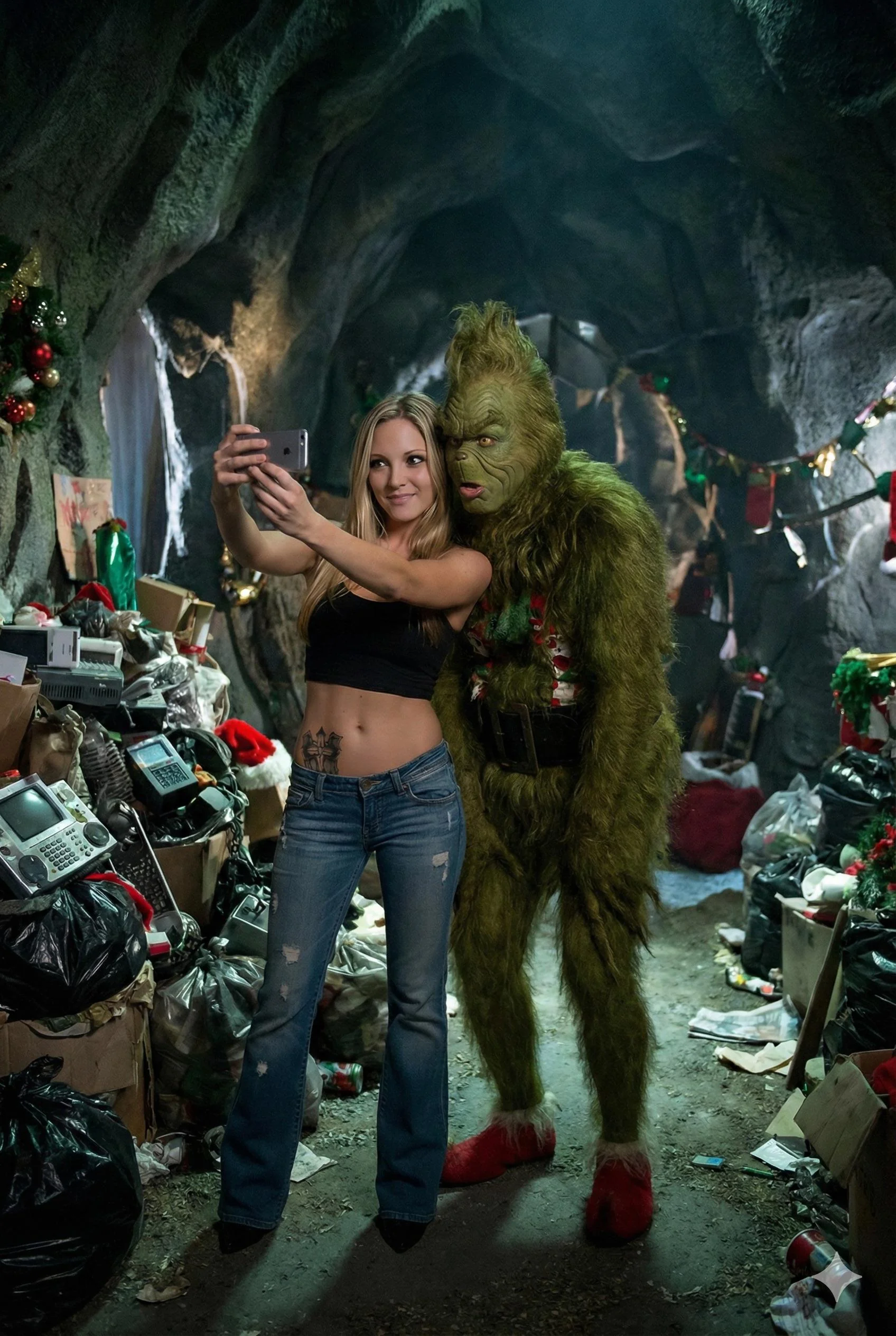 Katie visits the grinch picture 1 of 1