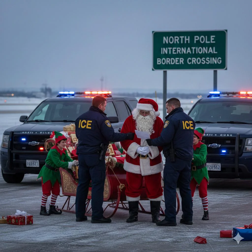 Santa running a little late and needs a lawyer picture 1 of 1