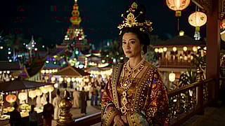 The queen and the night market'