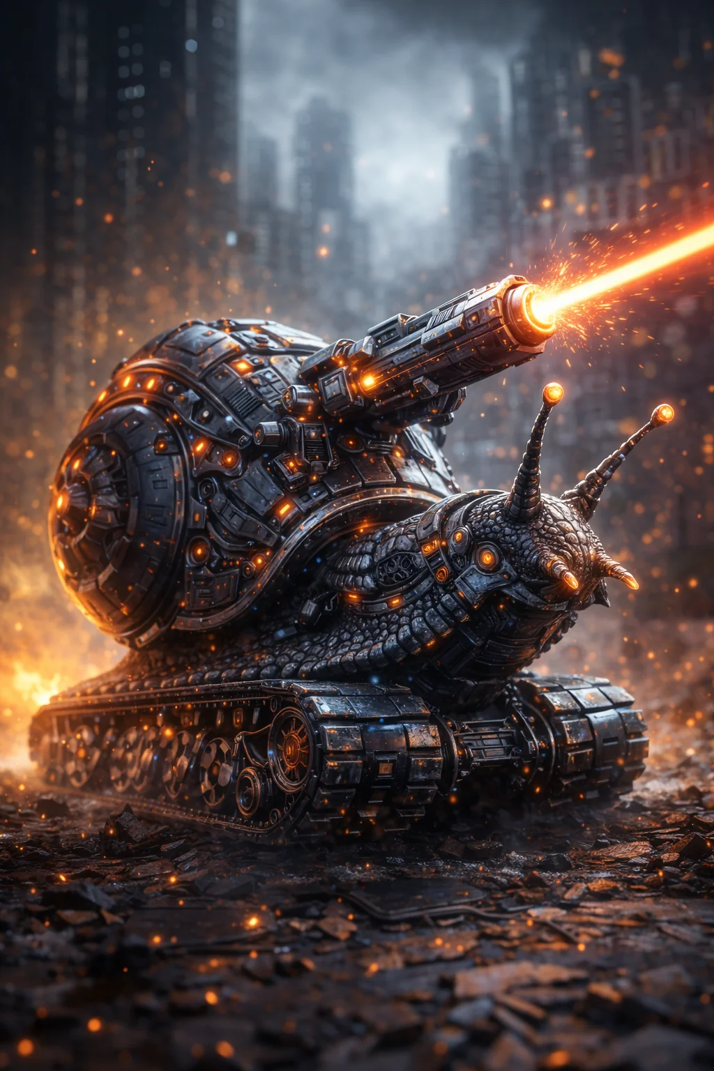 Cybernetic Snail Laser Tank picture 1 of 1