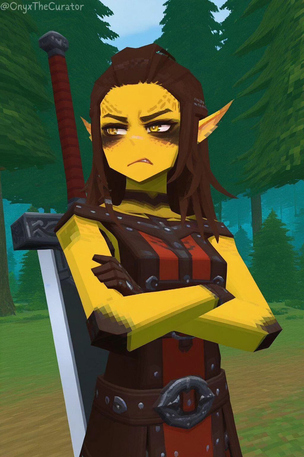 A low poly Lae'zel generation I made picture 1 of 1