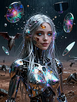 Neon Dreams In A Dying Metropolis'