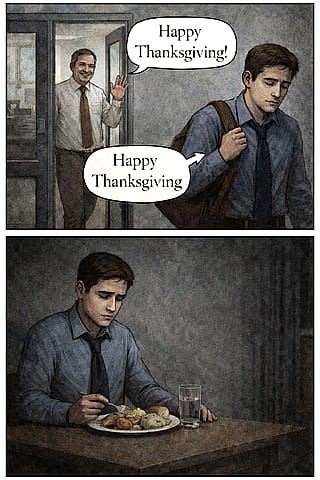 I call this "Happy Thanksgiving."'