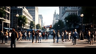 I created an AI video using Snickers as the main subject.'