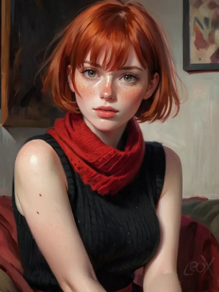 Painting of Annie picture 1 of 1