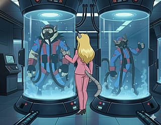 The Swat Kats awaiting their return...'