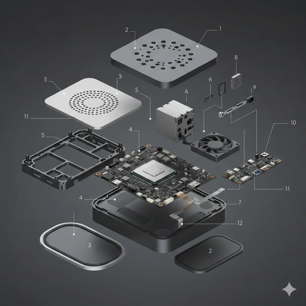 M4 Mac Mini (deconstructed) picture 1 of 1