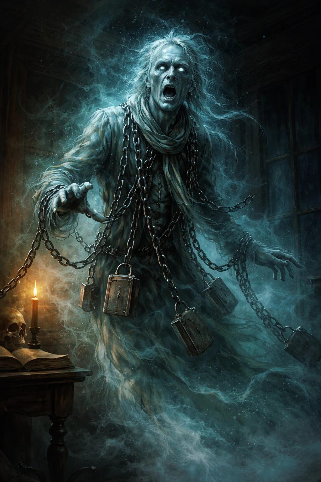 AI-Generated picture of Jacob Marley from a Christmas Carol! picture 1 of 1