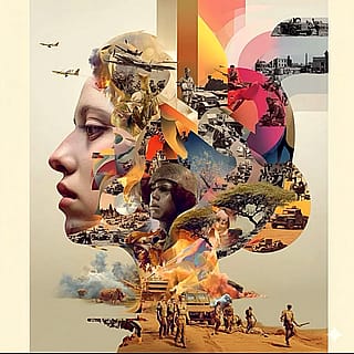 Just asked Gemini to ‘Re-create the attached collage, but for every visual element that is unclear, use an actual wwii photo in that shape (remove bg when necessary)’. In the attached result, there are still plenty of unclear elements. What can I use to do this perfectly?'