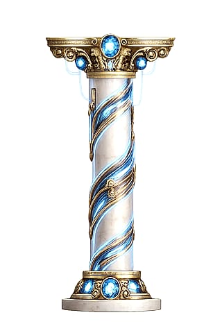 I made this picture of a tehno marble column to be used on my portfolio website. what do you think?'