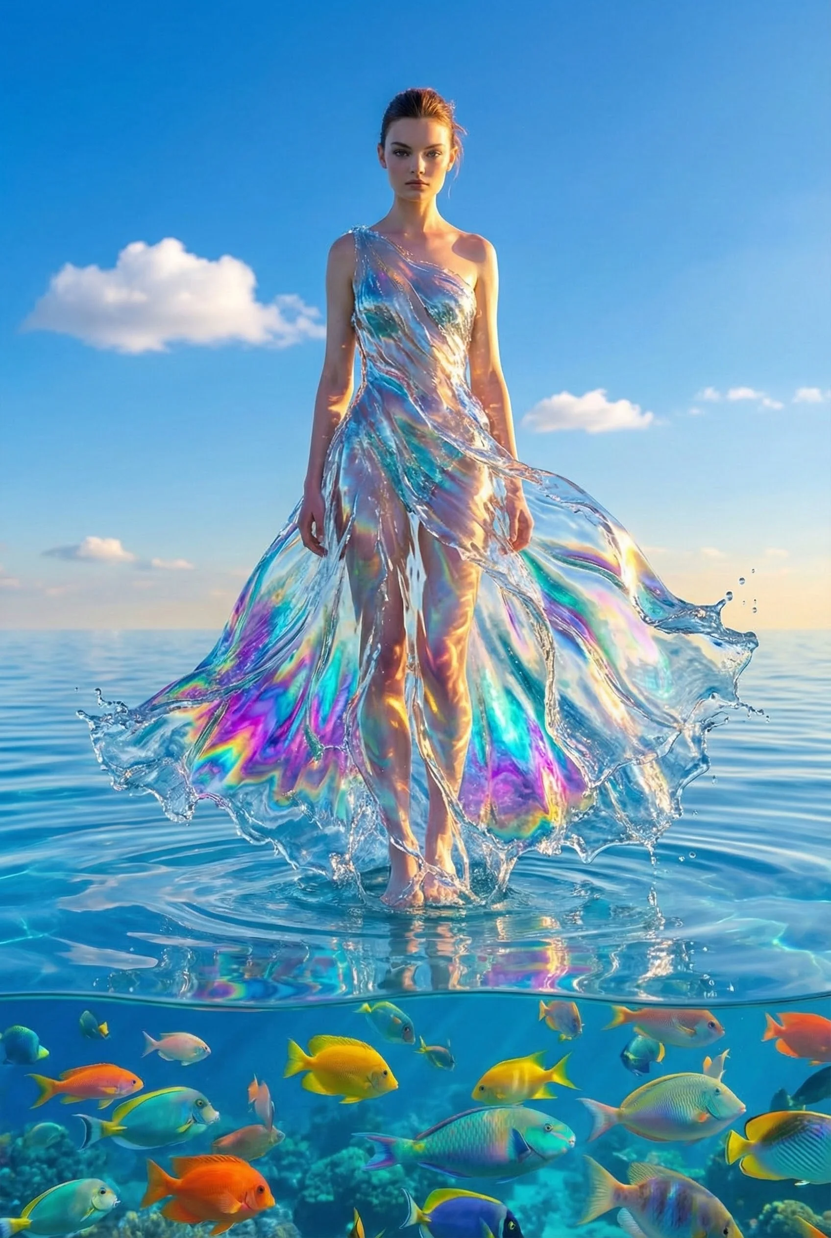 Polychromatic Waves and Dresses (prompts included) picture 2 of 3