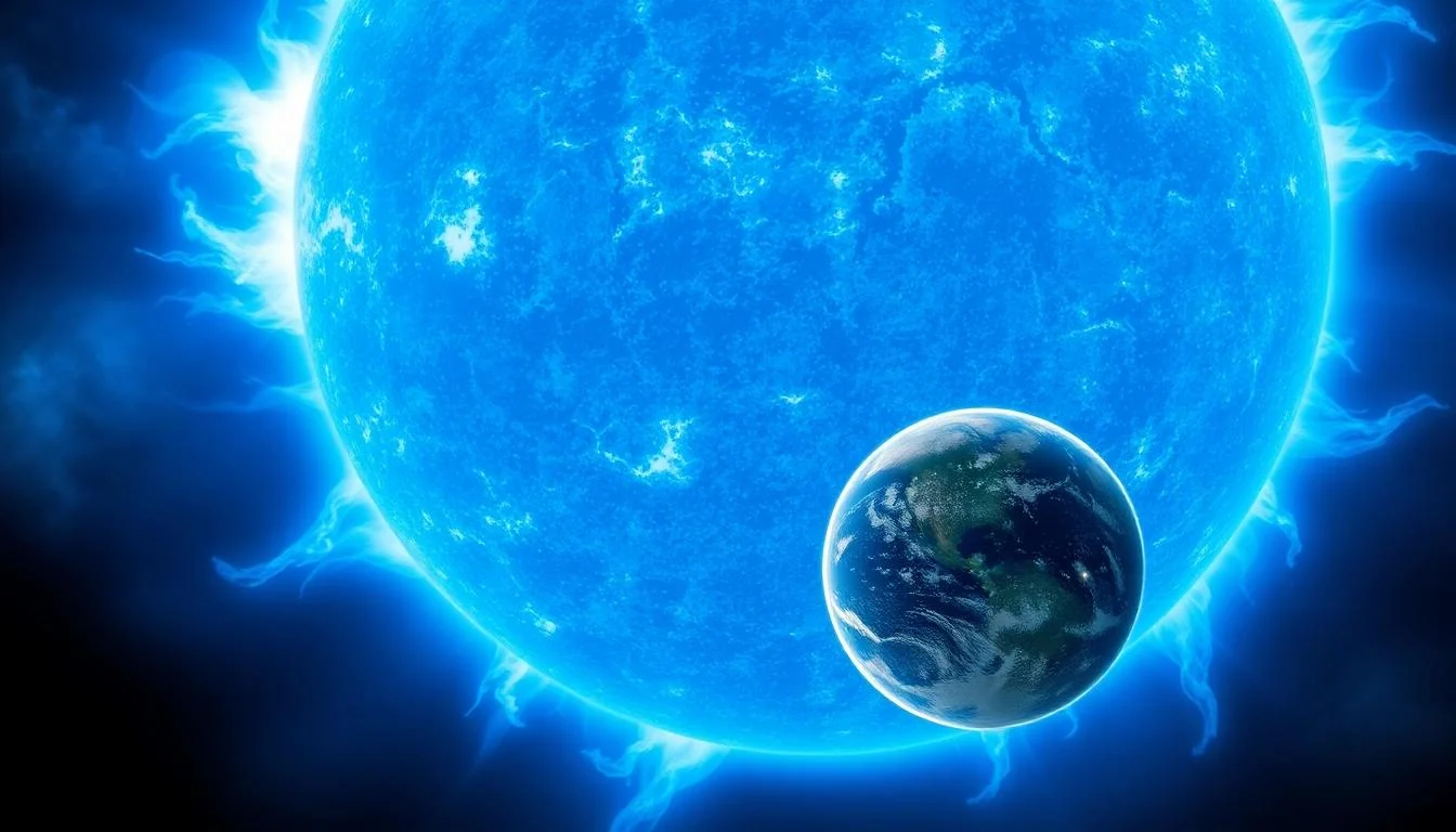 Blue Sun in Space picture 3 of 4