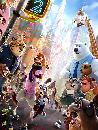 I made a Zootopia-inspired AI interaction video (no promotion, just sharing)'