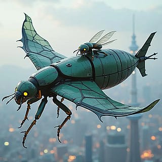 A Dragonfly Transport Fleet vessel conducting a high-altitude supply mission'