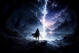 "Where the shadow cracks and dreams bleed through "'