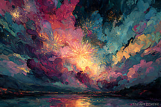 Fire in the Clouds - Happy New Year!'