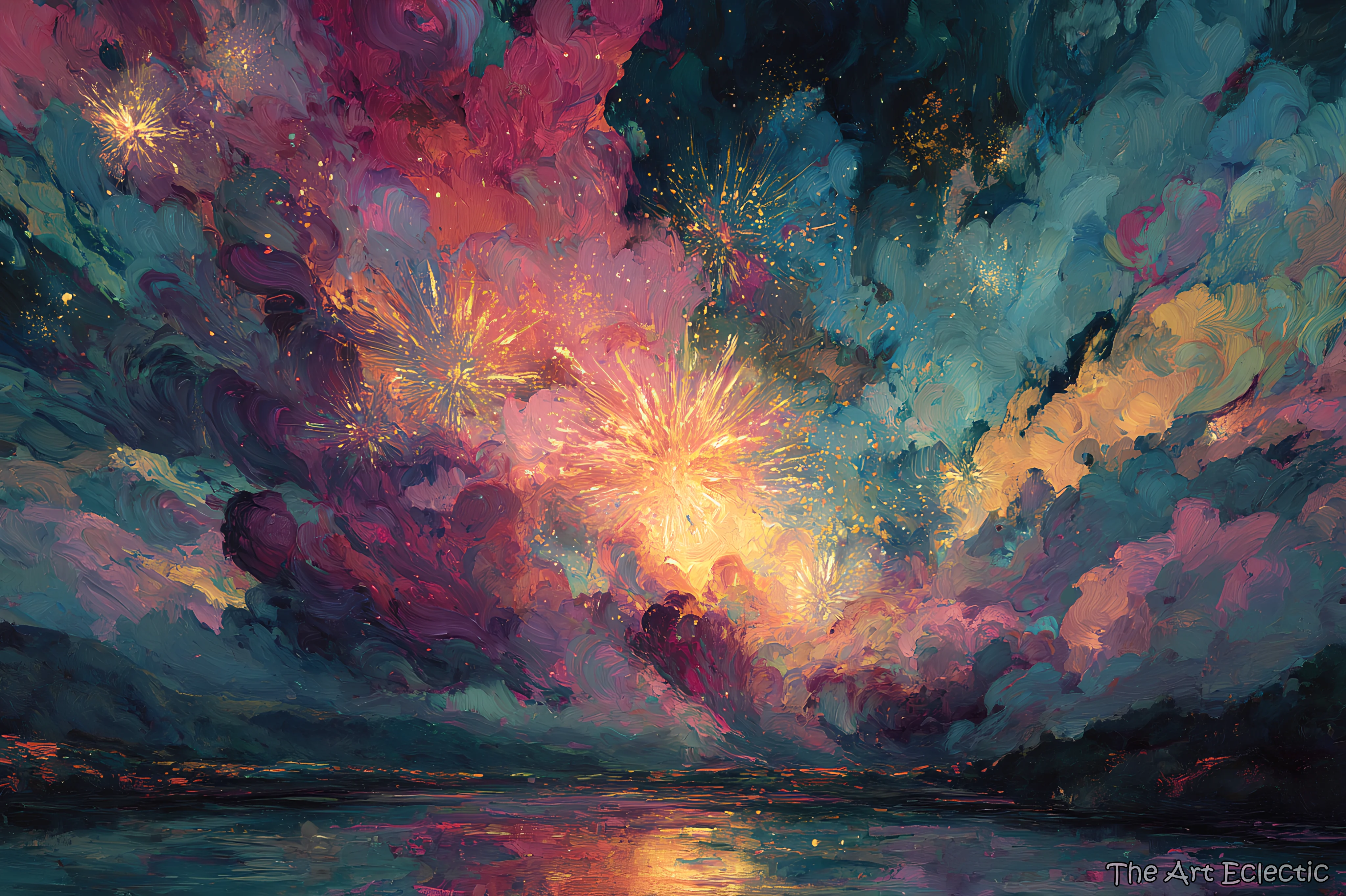 Fire in the Clouds - Happy New Year! picture 1 of 1