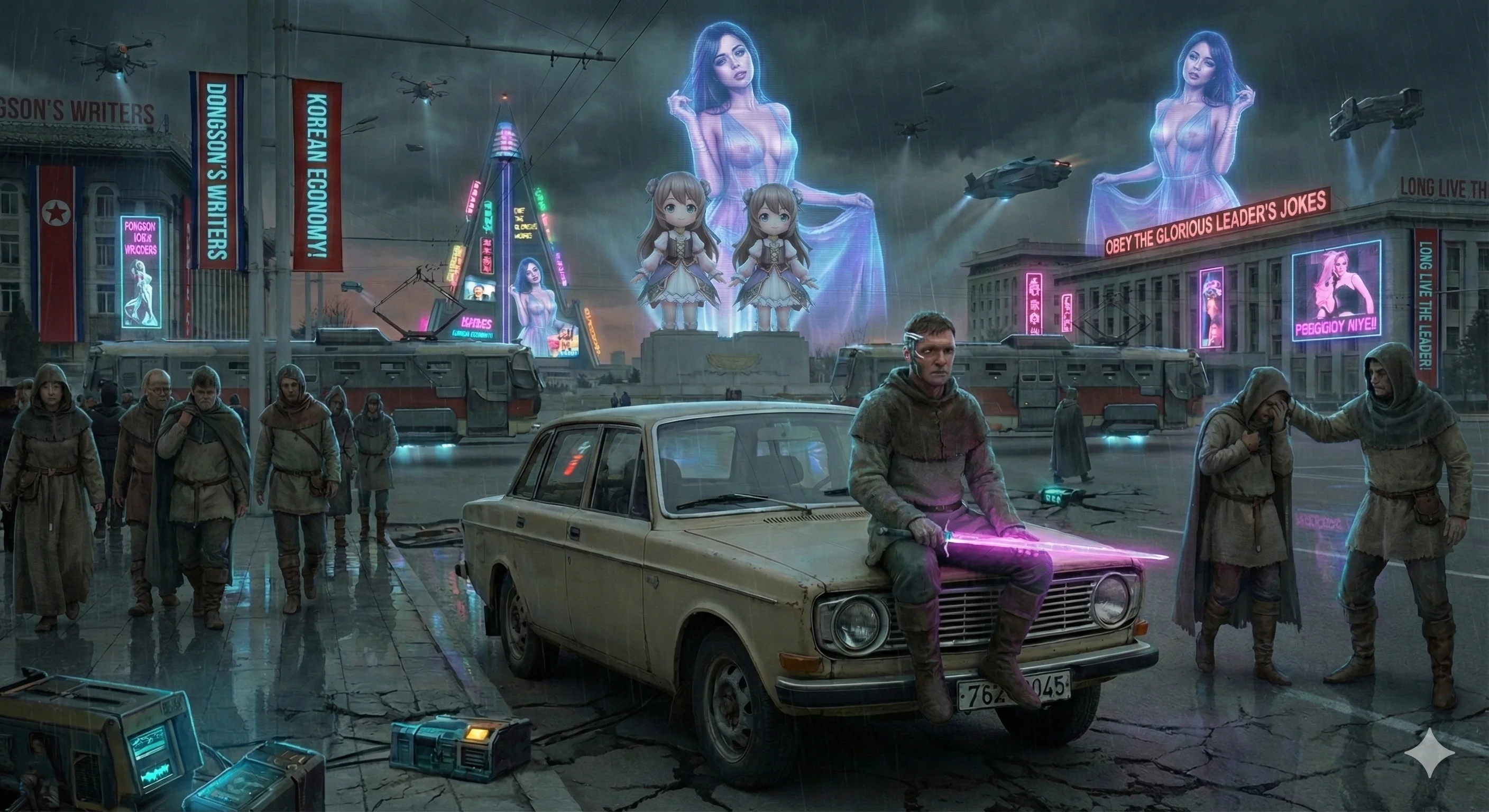 Henri visits the DPRK in the future. picture 1 of 1