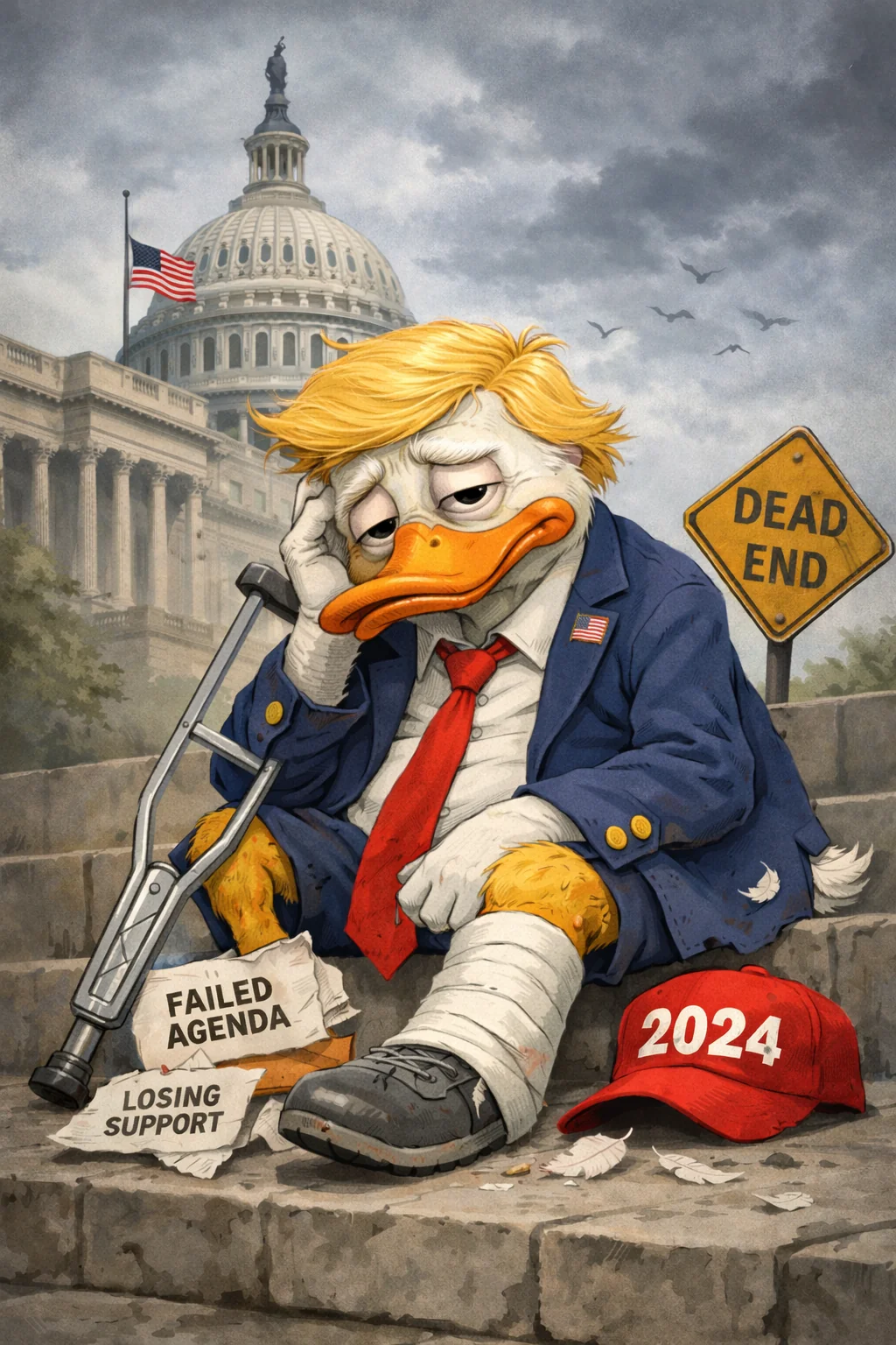 2026 Donald the Lame Duck Caricatures coming soon! picture 1 of 3