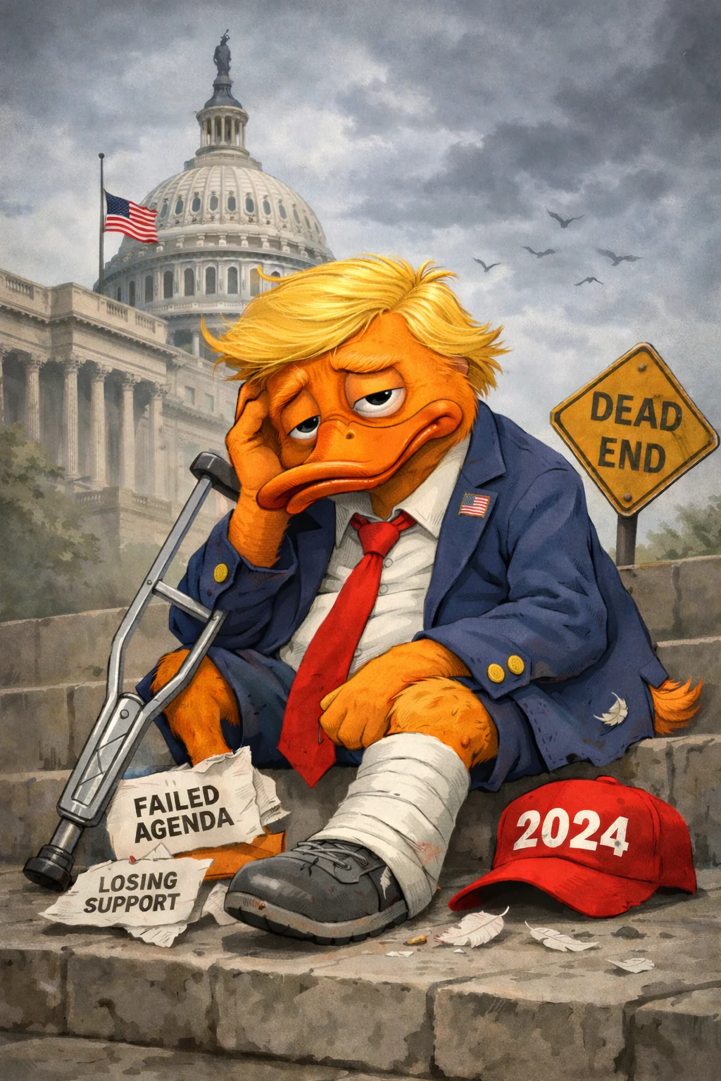 2026 Donald the Lame Duck Caricatures coming soon! picture 2 of 3