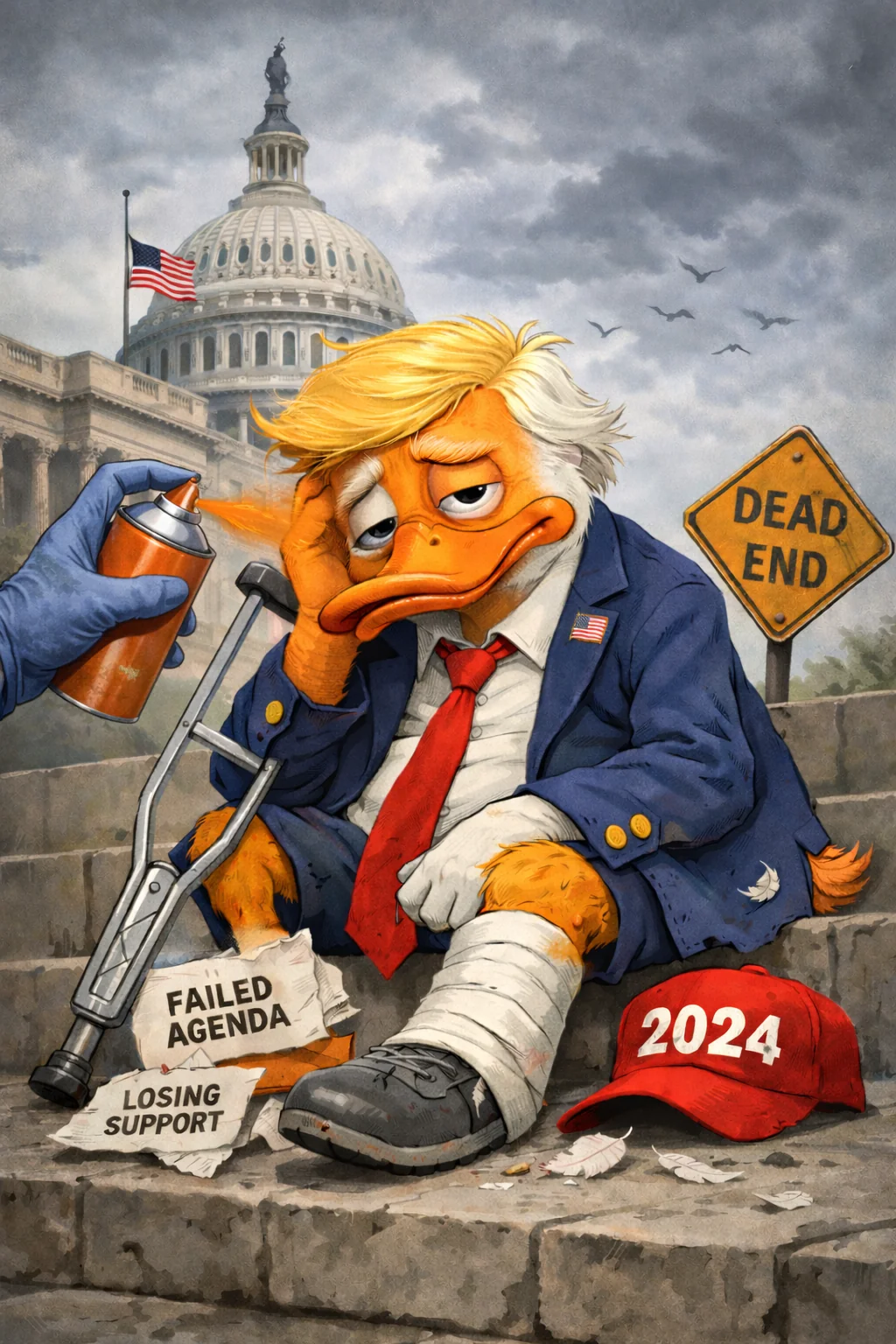 2026 Donald the Lame Duck Caricatures coming soon! picture 3 of 3