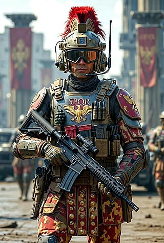 Modern roman soldier:'