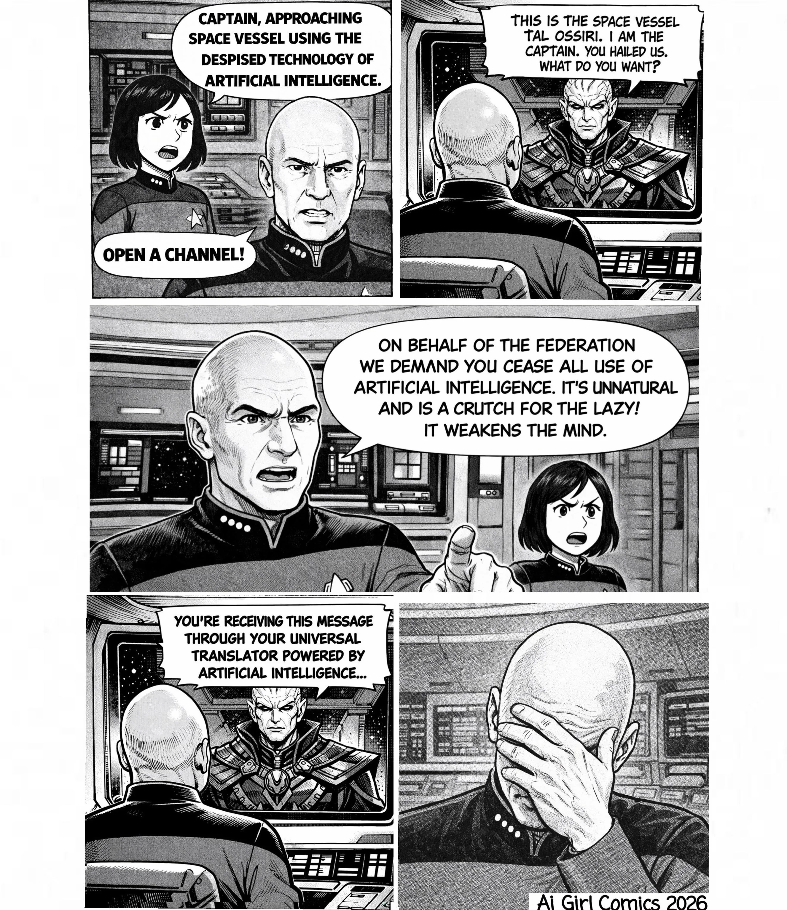 Meanwhile, aboard the USS Enterprise…. picture 1 of 1